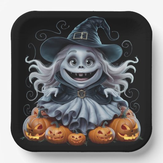 Assiettes en carton  Série 1 Ghost 03 (Recto)