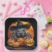 Assiettes en carton  Série 1 Spider (Fête)