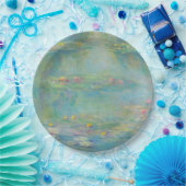 Assiettes En Carton Série Water Lilies par Claude Monet (Fête)