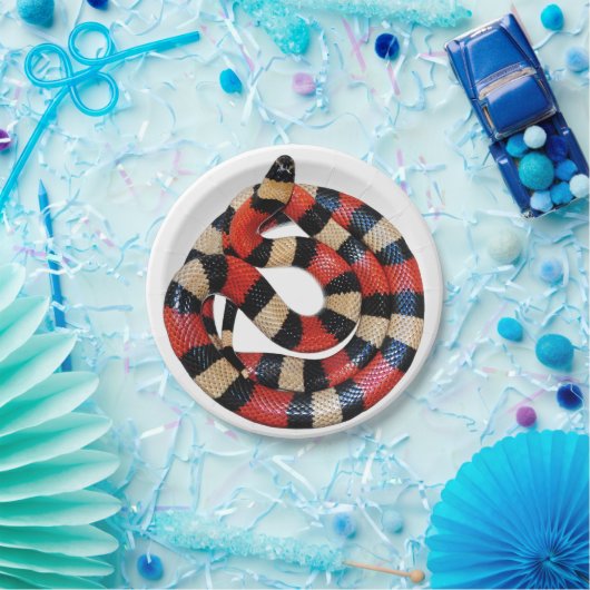 Assiettes En Carton Serpent de lait (Fête)