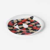 Assiettes En Carton Serpent de lait (Angle)