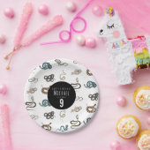 Assiettes En Carton Serpents colorés Reptile Animal fête d'anniversair (Fête)