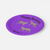 Assiettes En Carton Serval Cats  (Angle)