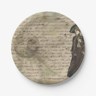 Assiettes En Carton "Service de nourriture" "plaques de papier" "décor