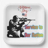 Assiettes En Carton Service To Nation  (Recto)