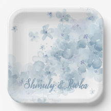 Serviette de Sheva Brachos botanique