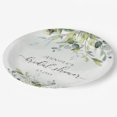 Assiettes En Carton Serviettes élégantes pour la douche de la mariée à (Angle)