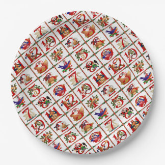 Assiettes En Carton Serviettes en papier imprimées pour courtepointe d