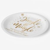Assiettes En Carton Serviettes Jingle et Mingle Holiday (Angle)