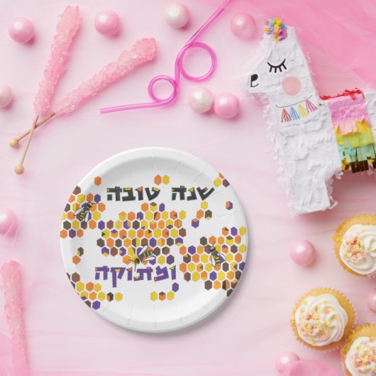 Assiettes En Carton Servir une nouvelle année douce (Fête)