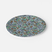 Assiettes En Carton Sésame Sésame | Oscar le Motif de groupe (Angle)