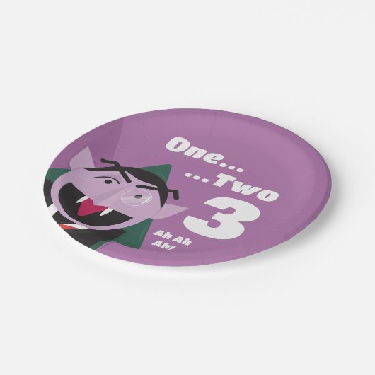 Assiettes En Carton Sesame Street 3e fête d'anniversaire (Angle)