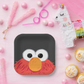 Assiettes En Carton Sesame Street | Elmo Big Face (Fête)
