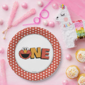Assiettes En Carton Sesame Street | Elmo - Second Birthday Paper Plate (Fête)
