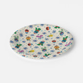 Assiettes En Carton Sesame Street Noël Snowflake Motif (Angle)
