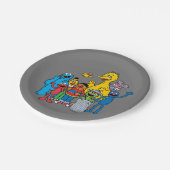 Assiettes En Carton Sesame Street Pals Wing (Angle)