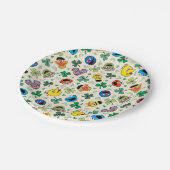 Assiettes En Carton Sesame Street St. Patrick's Day Motif (Angle)