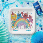 Assiettes En Carton Sesame Street Unicorn Arc-en-ciel (Fête)
