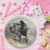 Assiettes En Carton Set anglais avec faisans, art (Fête)