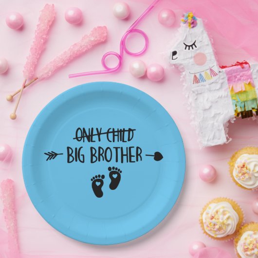 Assiettes En Carton Seulement les enfants traversent maintenant Big Br (Fête)