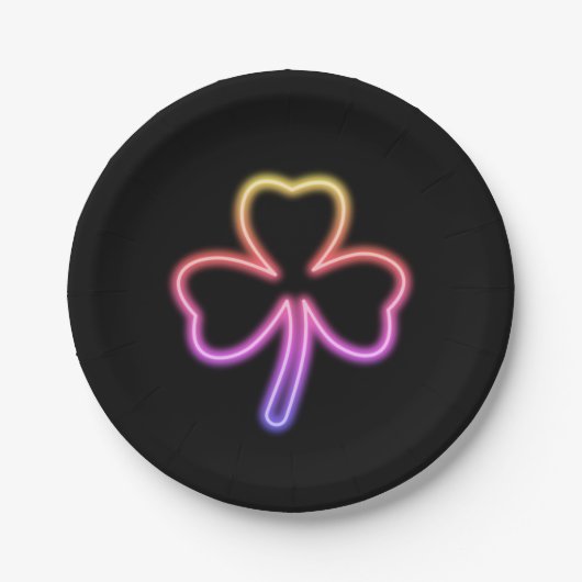 Assiettes En Carton Shamrock (Devant)