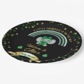 Assiettes En Carton Shamrock arc-en-ciel Elephant St Patrick Baby show (Angle)