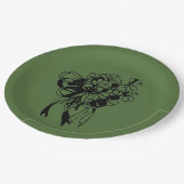 Assiettes En Carton Shamrock Bouquet St. Patrick's Day Papier Plaques (Angle)