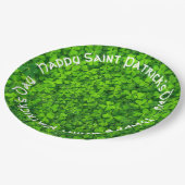Assiettes En Carton Shamrock Clover Feuille St. Patrick's Day Party (Angle)