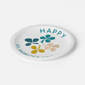 Assiettes En Carton Shamrock de trèfle Dessin Bonne Saint Patrick`s da (Angle)