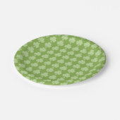 Assiettes En Carton Shamrock de verdure Clover Pois Patrick's Day (Angle)