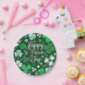 Assiettes En Carton Shamrock St Patrick's (Fête)