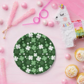 Assiettes En Carton Shamrock vert, Saint Patrick's Day (Fête)