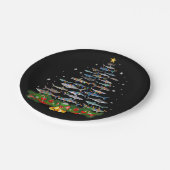 Assiettes En Carton Shark Christmas Tree Shark Amateurs Cadeaux Hommes (Angle)
