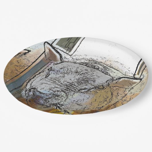 ASSIETTES EN CARTON SHEEP (Angle)