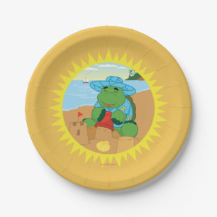 Assiettes En Carton Sheldon sur la plage