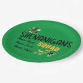 Assiettes En Carton Shenanigans Squad, Green St. Patrick's Day Party (Angle)