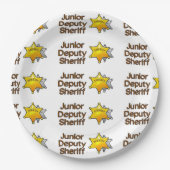 Assiettes En Carton Sheriff adjoint junior (Devant)