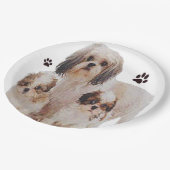 Assiettes En Carton Shih-tsu (Angle)