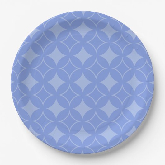 Assiettes En Carton Shippo Periwinkle (Devant)