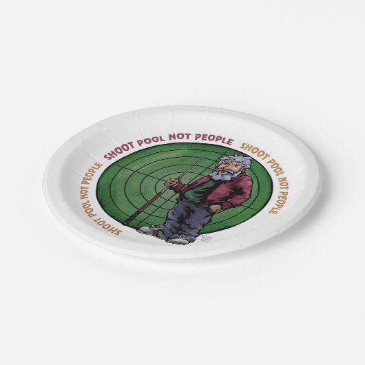 Assiettes En Carton Shoot pool Not People (Angle)