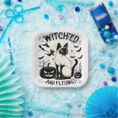 Assiettes En Carton Siamese cat Magic : Bewitted and Free (Fête)