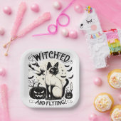 Assiettes En Carton Siamese cat Magic : Bewitted and Free (Fête)