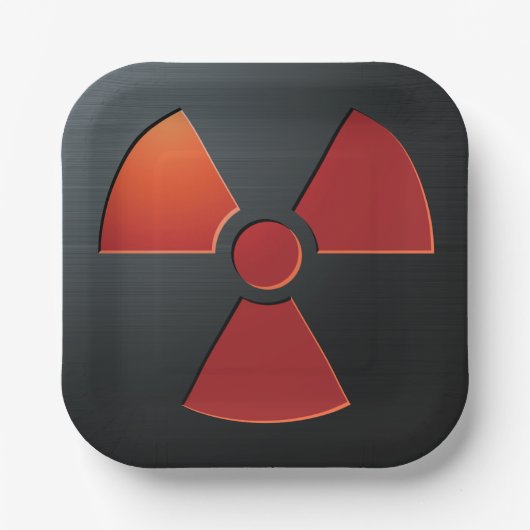 Assiettes En Carton Signal d'activité radio (Recto)