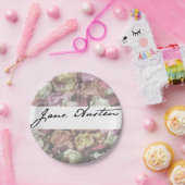 Assiettes En Carton Signature de Jane Austen (Fête)