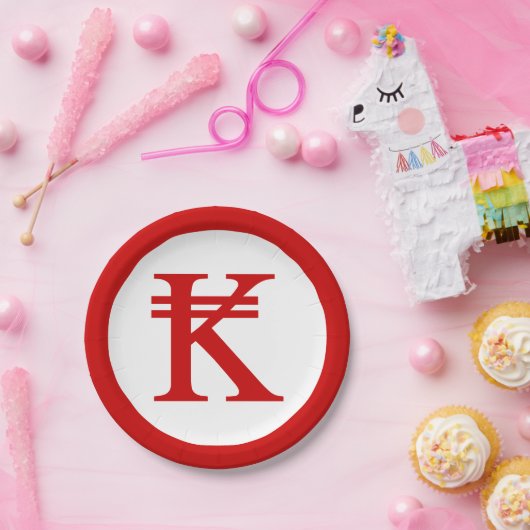 Assiettes En Carton SIGNE D'ARGENT Laos Kip Lao / Laotien (Fête)