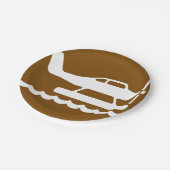 Assiettes En Carton SIGNE hydravion (Angle)