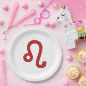Assiettes En Carton SIGNE LEO Zodiac Juillet Août Astrologie Anniversa (Fête)