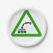 ASSIETTES EN CARTON SIGNE ROUTIÈRE (Devant)