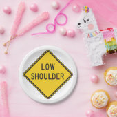 Assiettes En Carton SIGNE ROUTIÈRE À BAS Épaules (Fête)