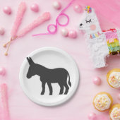 Assiettes En Carton Silhouette d'une mule (Fête)